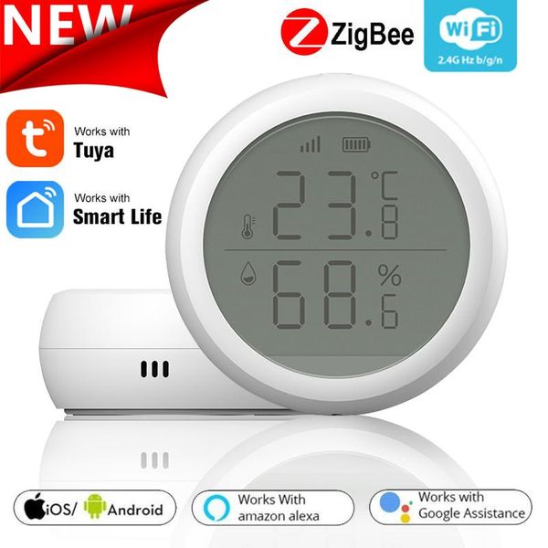 smart home control tuya zigbee wifi temperature and humidity sensor indoor hygrometer thermometer with lcd screen display life support alexa
smart home control tuya zigbee wifi temperature and humidity sensor indoor hygrometer thermometer with lcd screen display life support alexa