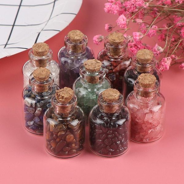 1pcs natural crystal rock stone gravel wishing bottles rough minerals specimen mini reiki healing gift with a box decorative objects & figur
1pcs natural crystal rock stone gravel wishing bottles rough minerals specimen mini reiki healing gift with a box decorative objects & figur