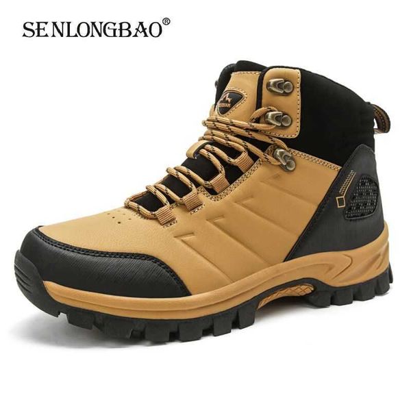 brand winter men's boots warm men's snow boots leather waterproof men sneakers outdoor men hiking boots work shoes 210619, Black
brand winter men's boots warm men's snow boots leather waterproof men sneakers outdoor men hiking boots work shoes 210619, Black