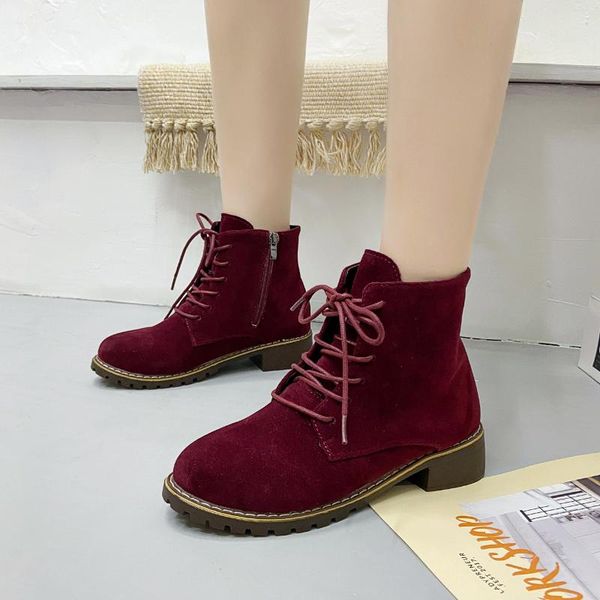 boots women's fashion suede lacp up zipper low heel trend cool easy matching hoof heels burgundyblack/brown, Black
boots women's fashion suede lacp up zipper low heel trend cool easy matching hoof heels burgundyblack/brown, Black