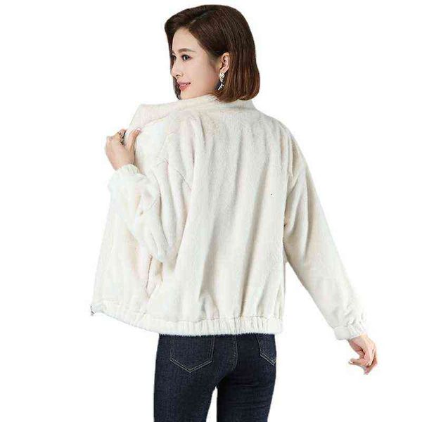 2021 short korean women's imitation fur coat autumn and winter stand collar loose mink female, Black;brown
2021 short korean women's imitation fur coat autumn and winter stand collar loose mink female, Black;brown