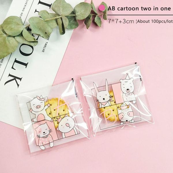 gift wrap 100pcs/lot cartoon animal in checkered self-adhesive goodie bags transparent cat pig cellophane snowflake crispy packaging bag
gift wrap 100pcs/lot cartoon animal in checkered self-adhesive goodie bags transparent cat pig cellophane snowflake crispy packaging bag