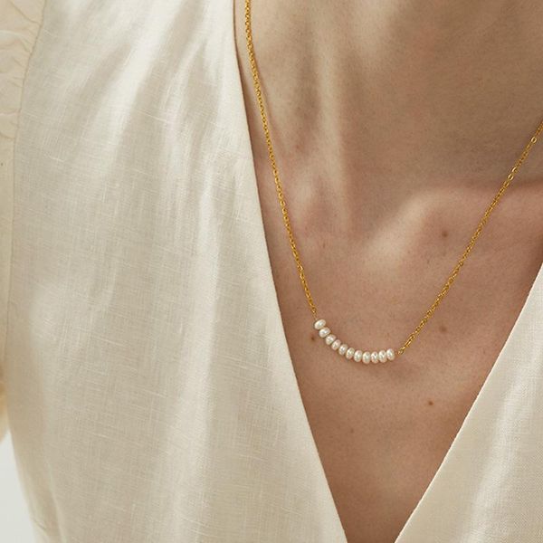 pendant necklaces u-magical french vintage natural freshwater pearl small smile beaded necklace for women gold chain jewelry, Silver
pendant necklaces u-magical french vintage natural freshwater pearl small smile beaded necklace for women gold chain jewelry, Silver