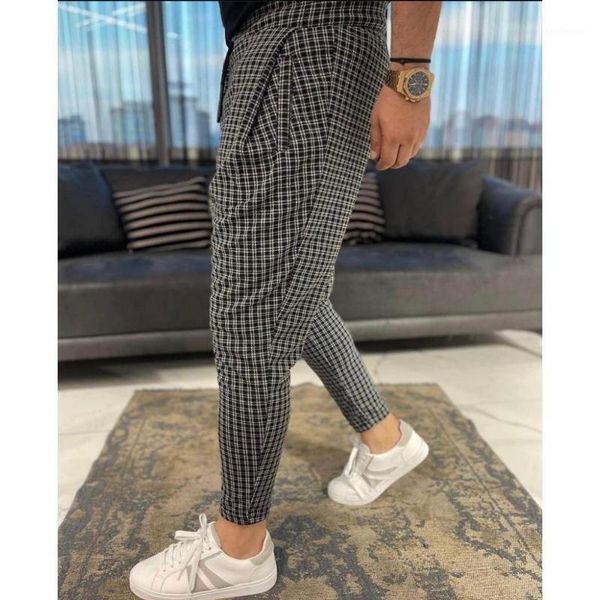 men's pants 2021 european american spring and autumn fashion trend plaid casual, Black
men's pants 2021 european american spring and autumn fashion trend plaid casual, Black