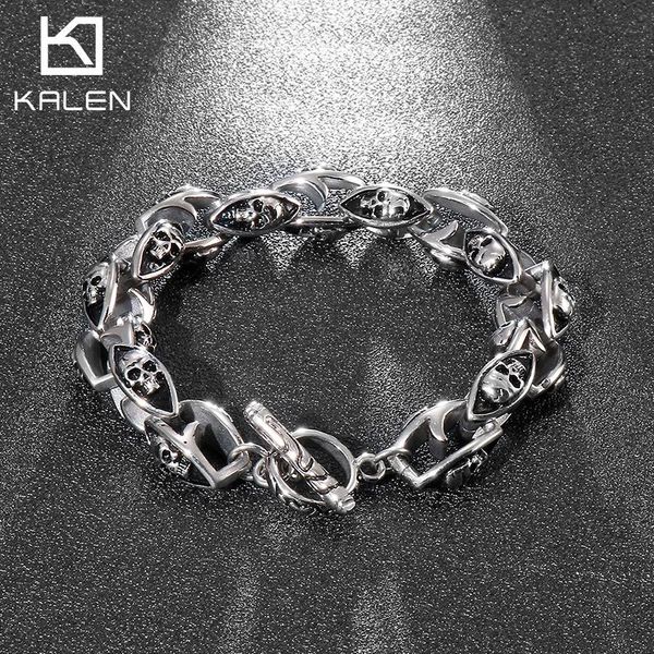 13mm unique skull bracelet mens 316l stainless steel steampunk jewelry, Golden;silver
13mm unique skull bracelet mens 316l stainless steel steampunk jewelry, Golden;silver