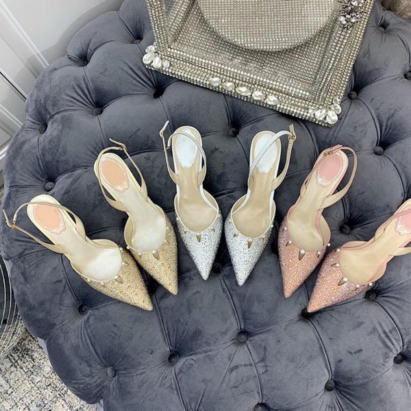 sandals plus size 34-42 women's shoes pointed toe thin genuine leather pumps crystal decoration design ladies, Black
sandals plus size 34-42 women's shoes pointed toe thin genuine leather pumps crystal decoration design ladies, Black