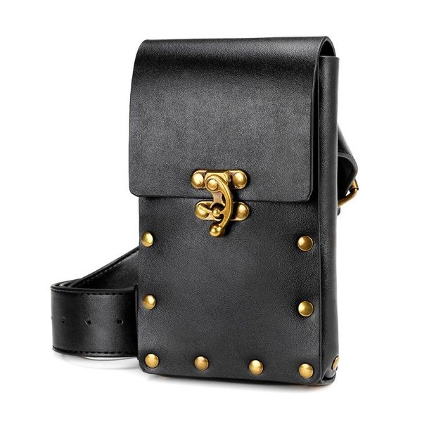 women's bag punk female retro two-color outdoor mobile phone change sports small waist bags
women's bag punk female retro two-color outdoor mobile phone change sports small waist bags