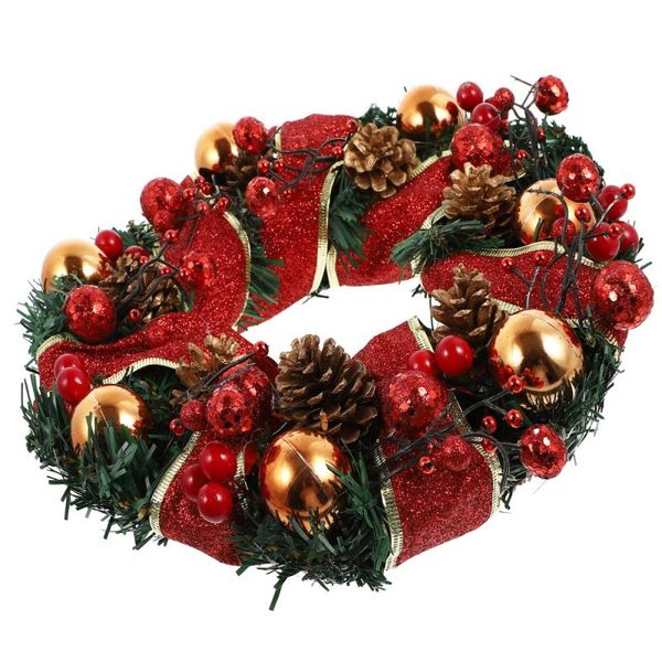 decorative flowers & wreaths 1pc artificial wreath pendant christmas garland creative adornment
decorative flowers & wreaths 1pc artificial wreath pendant christmas garland creative adornment