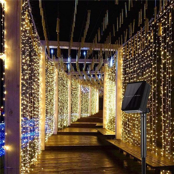 solar lamps 3m*3m garland curtain light led outdoor fairy lights sunlight powered string for window garden home christmas decor
solar lamps 3m*3m garland curtain light led outdoor fairy lights sunlight powered string for window garden home christmas decor