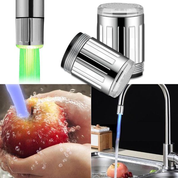color lighting faucet kitchen bathroom luminous nozzle head change temperature sensor light spray shower other faucets, showers & accs
color lighting faucet kitchen bathroom luminous nozzle head change temperature sensor light spray shower other faucets, showers & accs