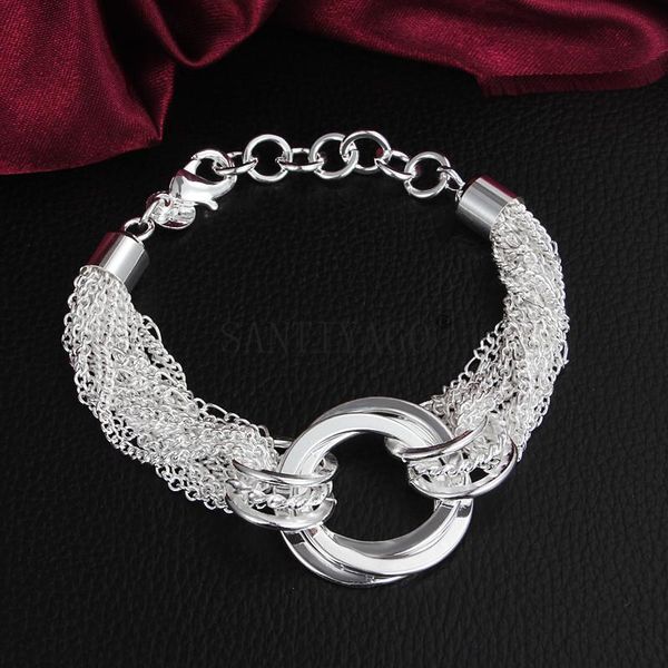 link, chain silver bracelets for women fashion jewelry multi chains bracelet bangles party accessories femme pulseira bijoux gifts, Black
link, chain silver bracelets for women fashion jewelry multi chains bracelet bangles party accessories femme pulseira bijoux gifts, Black