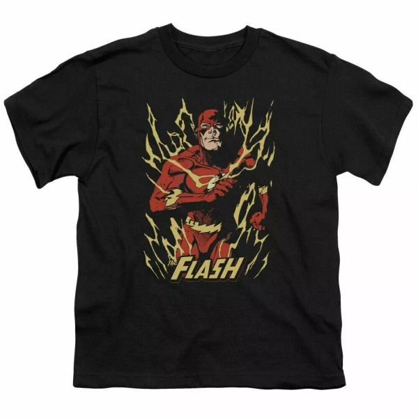 The Flash Flash Flare Kids Youth T Shirt Licensed TV DC Comics Tee Black, White;black
The Flash Flash Flare Kids Youth T Shirt Licensed TV DC Comics Tee Black, White;black