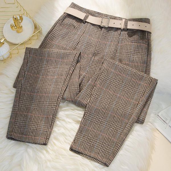 women's pants & capris plaid cloth plus large size oversize korean vintage autumn clothing high waist trousers fashion for girls, Black;white
women's pants & capris plaid cloth plus large size oversize korean vintage autumn clothing high waist trousers fashion for girls, Black;white
