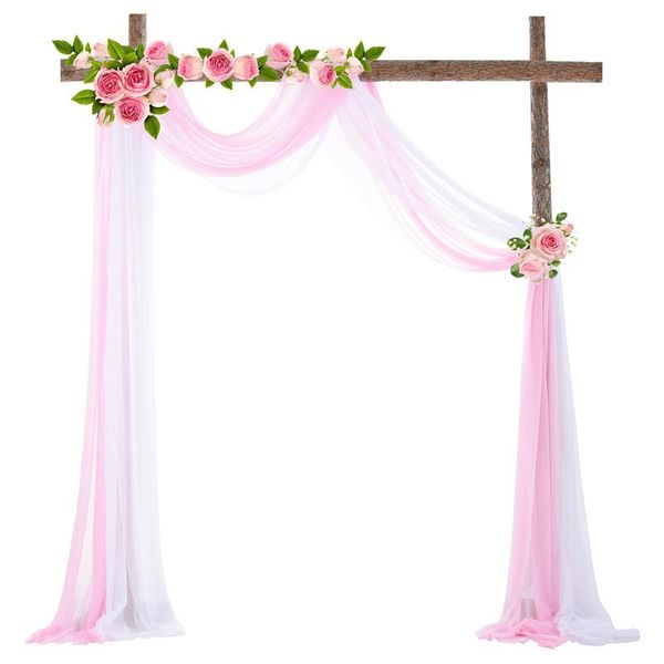 curtain & drapes wedding arch chiffon fabric transparent pendant drapery background party supplies ceremony reception ornaments
curtain & drapes wedding arch chiffon fabric transparent pendant drapery background party supplies ceremony reception ornaments