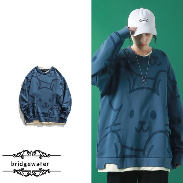women's hoodies & sweatshirts spring and autumn hoodless pullover sweatshirt cotton round neck cartoon print korean style loose thin st, Black
women's hoodies & sweatshirts spring and autumn hoodless pullover sweatshirt cotton round neck cartoon print korean style loose thin st, Black