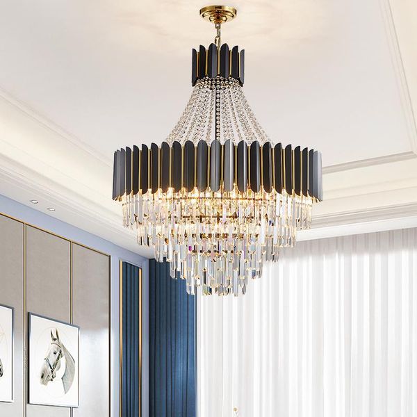 chandeliers decorative post modern k9 crystal krystal long chandelier pendant lamp for dining living room restaurant
chandeliers decorative post modern k9 crystal krystal long chandelier pendant lamp for dining living room restaurant