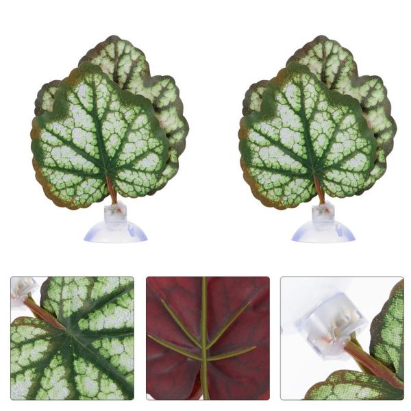 2pcs fish tank aquarium resting leaf bed breeding habitat with suction cup decorations
2pcs fish tank aquarium resting leaf bed breeding habitat with suction cup decorations