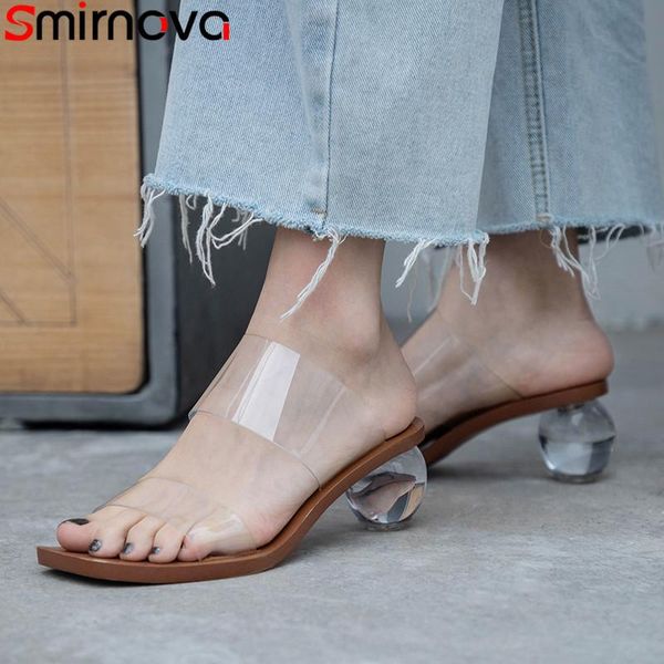 smirnova size 34-40 summer sandals sheepskin insole casual transparent pvc round toe shallow high heels women 2021, Black
smirnova size 34-40 summer sandals sheepskin insole casual transparent pvc round toe shallow high heels women 2021, Black