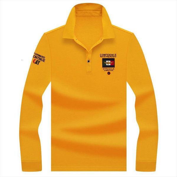 autumn long sleeve t thirt men polo pure cotton lapel fashion business casual solid color loose oversized top, White;black
autumn long sleeve t thirt men polo pure cotton lapel fashion business casual solid color loose oversized top, White;black