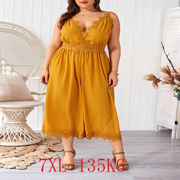 summer plus size suspender jumpsuit 3xl-7xl hip 164cm women's v-neck zipper lace temperament commuter jumpsuits & rompers, Black;white
summer plus size suspender jumpsuit 3xl-7xl hip 164cm women's v-neck zipper lace temperament commuter jumpsuits & rompers, Black;white