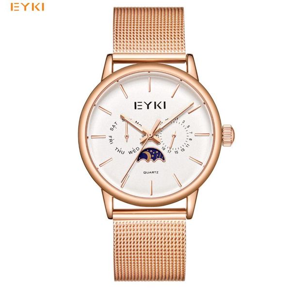 wristwatches eyki brand creative big dial watch men watches milan strap quartz wristwatch sun moon and stars dress relogios, Slivery;brown
wristwatches eyki brand creative big dial watch men watches milan strap quartz wristwatch sun moon and stars dress relogios, Slivery;brown