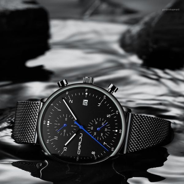 wristwatches mens watch crrju luxury big face men stainless steel wristwatch men's military waterproof date quartz watches relogio masc, Slivery;brown
wristwatches mens watch crrju luxury big face men stainless steel wristwatch men's military waterproof date quartz watches relogio masc, Slivery;brown