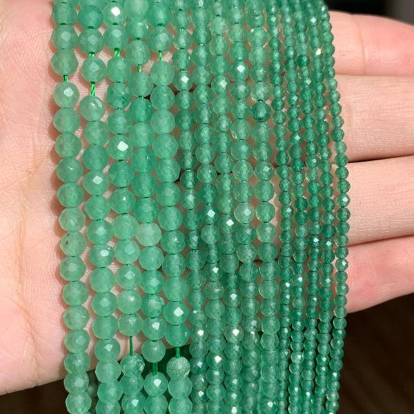 other 2/3/4mm natural green aventurine jades faceted bead loose round mineral tiny beads for jewelry making diy bracelet 15''
other 2/3/4mm natural green aventurine jades faceted bead loose round mineral tiny beads for jewelry making diy bracelet 15''