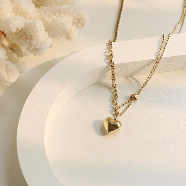pendant necklaces meyrroyu stainless steel gold color heart geometric necklace for women 2021 trendy fashion party jewelry collares para, Silver
pendant necklaces meyrroyu stainless steel gold color heart geometric necklace for women 2021 trendy fashion party jewelry collares para, Silver