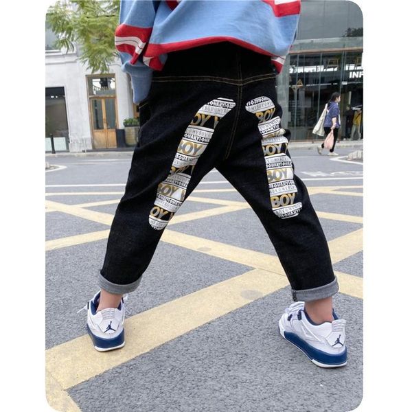 2-8 years kids boys jeans pants spring autumn baby korean fashion print elasticity black denim for boy, Blue
2-8 years kids boys jeans pants spring autumn baby korean fashion print elasticity black denim for boy, Blue