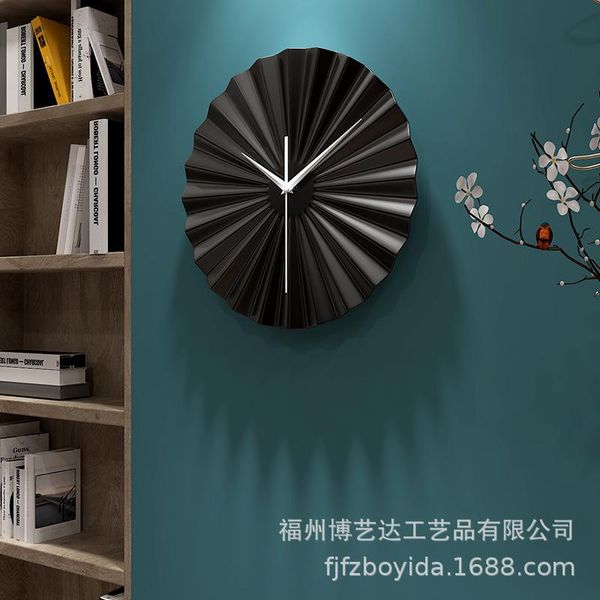 creative iron fan clock pure color chinese style living room background wall decoration clocks
creative iron fan clock pure color chinese style living room background wall decoration clocks