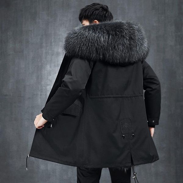 men's trench coats pai overcome 2021 winter long fur one thickened oversized raccoon collar windbreaker casual solid color clothes, Tan;black
men's trench coats pai overcome 2021 winter long fur one thickened oversized raccoon collar windbreaker casual solid color clothes, Tan;black