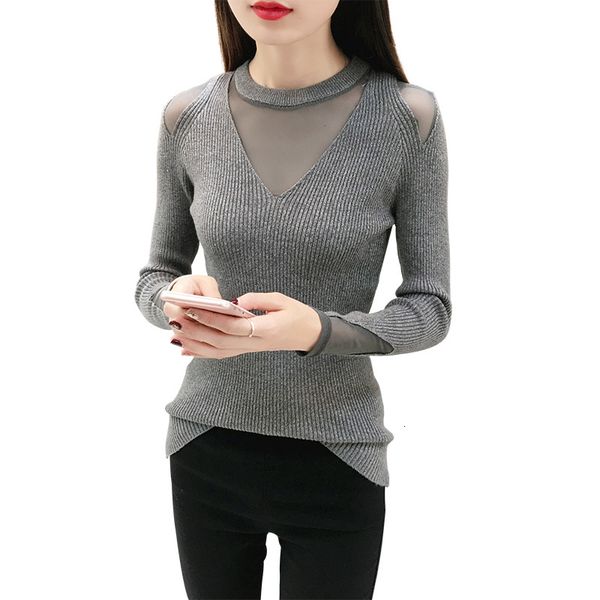 sweater fall winter mode o-neck jumper women's patchwork pull male swede high elastic female outfit, White;black
sweater fall winter mode o-neck jumper women's patchwork pull male swede high elastic female outfit, White;black