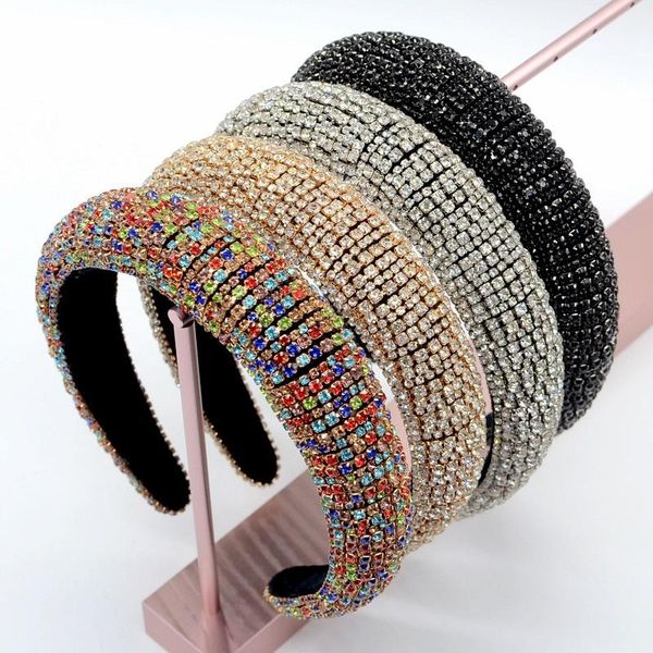 hair clips & barrettes colorful crystals-inlaid sponge rhinestone headband european and american baroque wide-brimmed, Golden;silver
hair clips & barrettes colorful crystals-inlaid sponge rhinestone headband european and american baroque wide-brimmed, Golden;silver