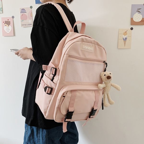 backpack hara juku school bag, waterproof nylon backpack, solid color, large capacity, anti-theft to 5u8i
backpack hara juku school bag, waterproof nylon backpack, solid color, large capacity, anti-theft to 5u8i