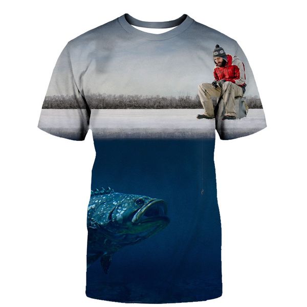 Huge fish pattern Men 3D Print T-shirt Graphic Optical Illusion Short Sleeve Party Tops Streetwear Punk & Gothic Round Neck Summer, White;black
Huge fish pattern Men 3D Print T-shirt Graphic Optical Illusion Short Sleeve Party Tops Streetwear Punk & Gothic Round Neck Summer, White;black