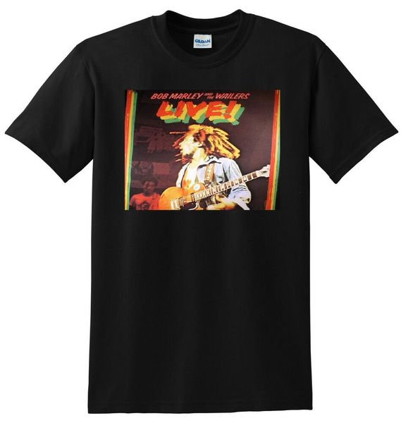 bob marley & the wailers t shirt live vinyl cd cover small medium large or xl, White;black
bob marley & the wailers t shirt live vinyl cd cover small medium large or xl, White;black
