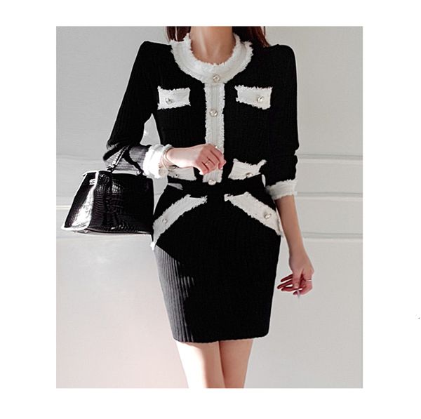 two piece dress vinatge autumn knitted 2 set women single breasted long sleeve midi skirt elegant ol sets femme 59ly, White
two piece dress vinatge autumn knitted 2 set women single breasted long sleeve midi skirt elegant ol sets femme 59ly, White