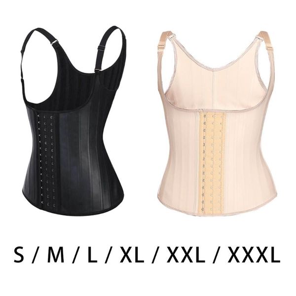 women's shapers 25 steel bones latex vest waist trainer slimming underwear belt modeling strap body shaper, Black;white
women's shapers 25 steel bones latex vest waist trainer slimming underwear belt modeling strap body shaper, Black;white
