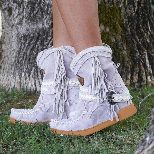 boots 2021 women ankle short tassels round toe buckle strap ethnic style warm non-slip shoe for ladies, Black
boots 2021 women ankle short tassels round toe buckle strap ethnic style warm non-slip shoe for ladies, Black
