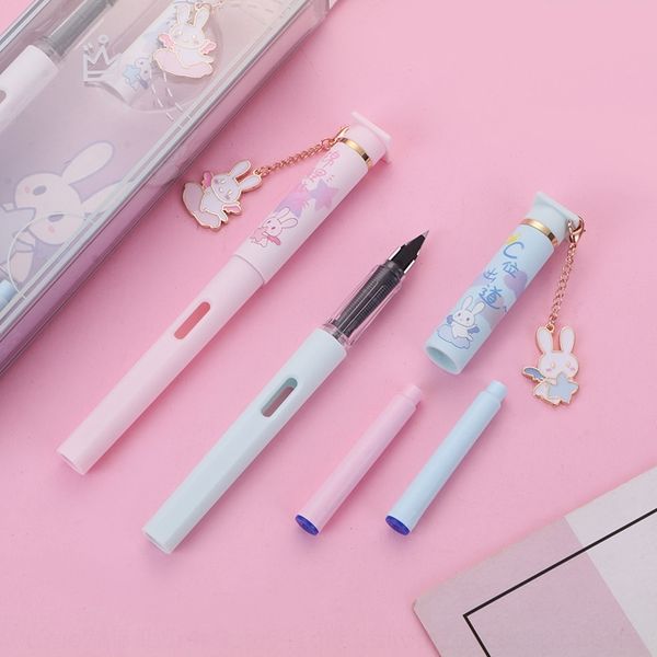 HIRq cartoon creative koi rabbit replaceable ink cartoon creative koi rabbit replaceable bag student writing practice posture cute pen foun
HIRq cartoon creative koi rabbit replaceable ink cartoon creative koi rabbit replaceable bag student writing practice posture cute pen foun