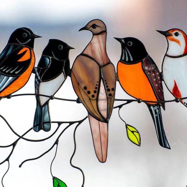 garden decorations supplies for home pets glass suncatcher window panel,bird series hanging ornaments pendant
garden decorations supplies for home pets glass suncatcher window panel,bird series hanging ornaments pendant
