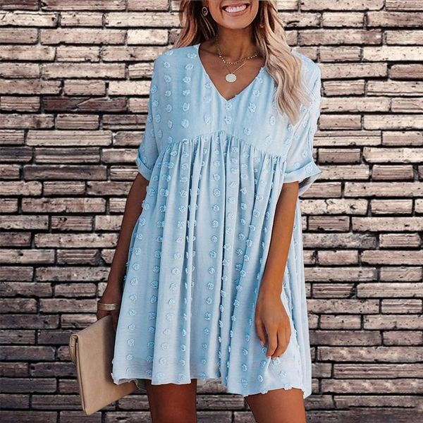 casual dresses elegant women's swing short sleeve mini dress v neck high waist flowy bohemian party vestido de mujer, Black;gray
casual dresses elegant women's swing short sleeve mini dress v neck high waist flowy bohemian party vestido de mujer, Black;gray