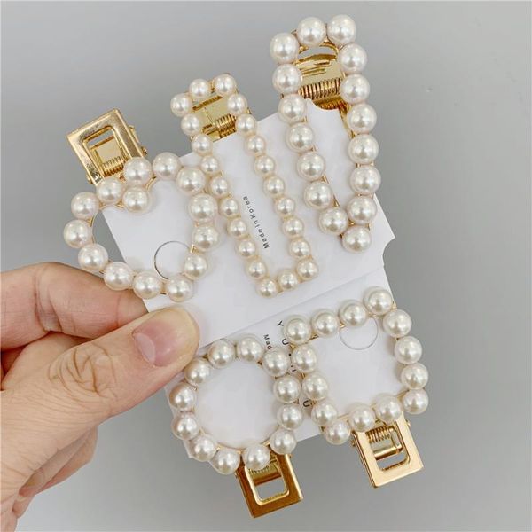 hair accessories 5pcs/set pearls clips pin for women fashion geometric flower barrettes headwear girls sweet hairpins accessorie
hair accessories 5pcs/set pearls clips pin for women fashion geometric flower barrettes headwear girls sweet hairpins accessorie