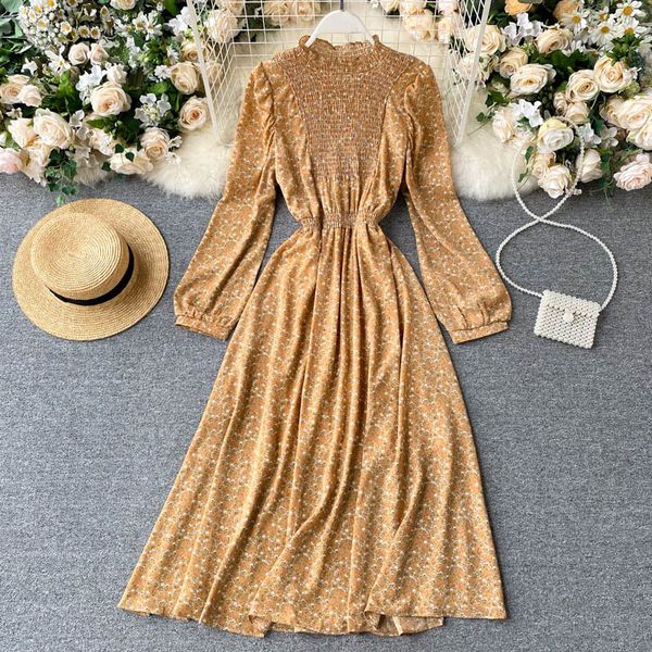 elastic ruched floral dress women french sweet stand collar long sleeve a-line dress autumn boho print holiday dresses 210419, Black;gray
elastic ruched floral dress women french sweet stand collar long sleeve a-line dress autumn boho print holiday dresses 210419, Black;gray