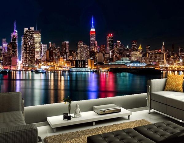 wallpapers custom 3d murals, manhattan skyscrapers seaview lights at night papel de parede, living room tv wall bedroom modern wallpaper
wallpapers custom 3d murals, manhattan skyscrapers seaview lights at night papel de parede, living room tv wall bedroom modern wallpaper