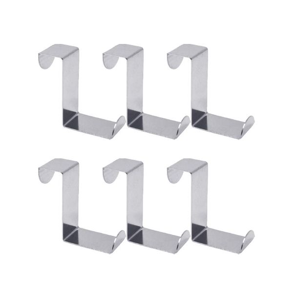 hooks & rails 6pcs door back cabinet kitchen bedroom storage set stainless steel z-hook double-purpose hook
hooks & rails 6pcs door back cabinet kitchen bedroom storage set stainless steel z-hook double-purpose hook