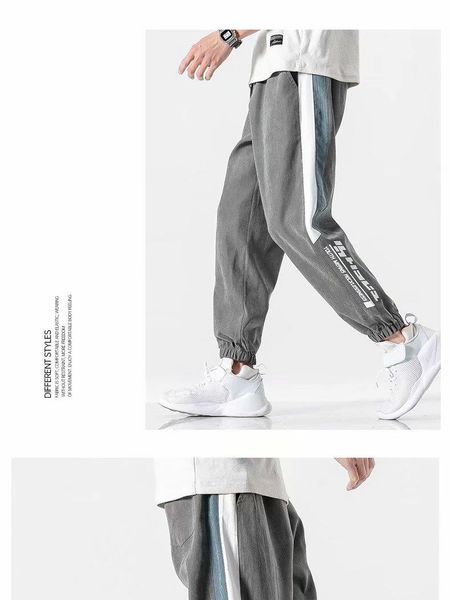 european and american sports trendy loose casual high-street fashion pants plus cashmere men's trousers, Black
european and american sports trendy loose casual high-street fashion pants plus cashmere men's trousers, Black