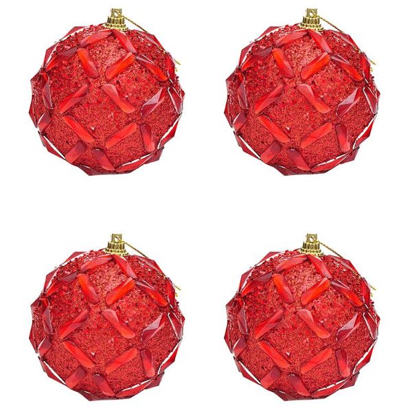 party decoration 4 pcs xmas red snowball hanging pendant christmas tree ornaments(random style)
party decoration 4 pcs xmas red snowball hanging pendant christmas tree ornaments(random style)