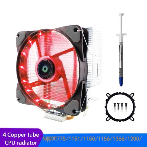fans & coolings 4 heat pipes cpu cooler fan computer case cooling 3 pin 2000rpm silent radiator enclosure shell cover
fans & coolings 4 heat pipes cpu cooler fan computer case cooling 3 pin 2000rpm silent radiator enclosure shell cover