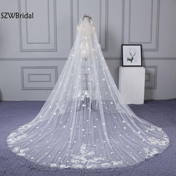 bridal veils arrival lace appliques 3 meter wedding accessories 2021 veil without comb welon voile mariage casamento, Black
bridal veils arrival lace appliques 3 meter wedding accessories 2021 veil without comb welon voile mariage casamento, Black